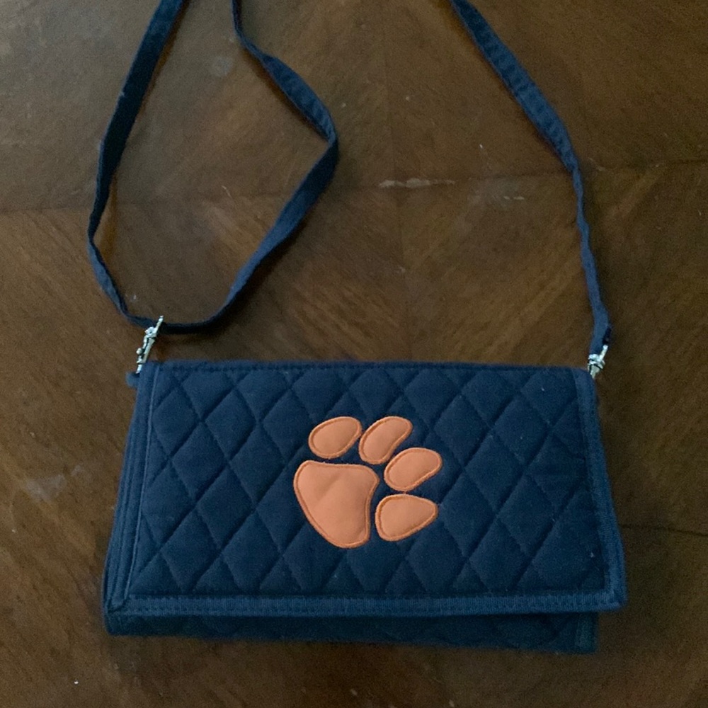 Clemson Tigers Ladies Purse Handbag by Quilted Keepers